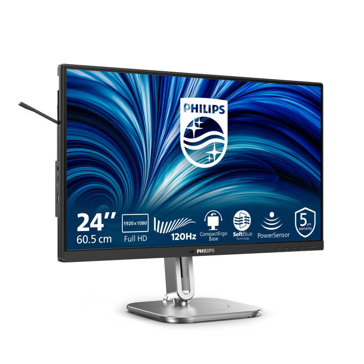 Philips 4000 series 24B2N4200/00 écran plat de PC 60,5 cm (23.8") 1920 x 1080 pixels Full HD LCD Gris — vue 2