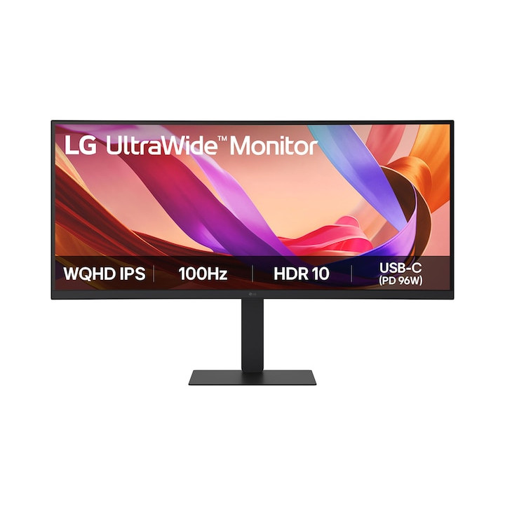 LG 34U650A-B écran plat de PC 86,4 cm (34") 3440 x 1440 pixels Wide Quad HD LCD Noir — vue 1