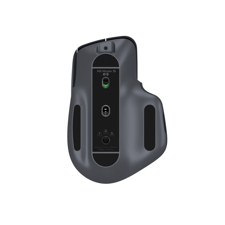 Logitech MX Master 3S Édition Bluetooth — souris graphite — vue 3