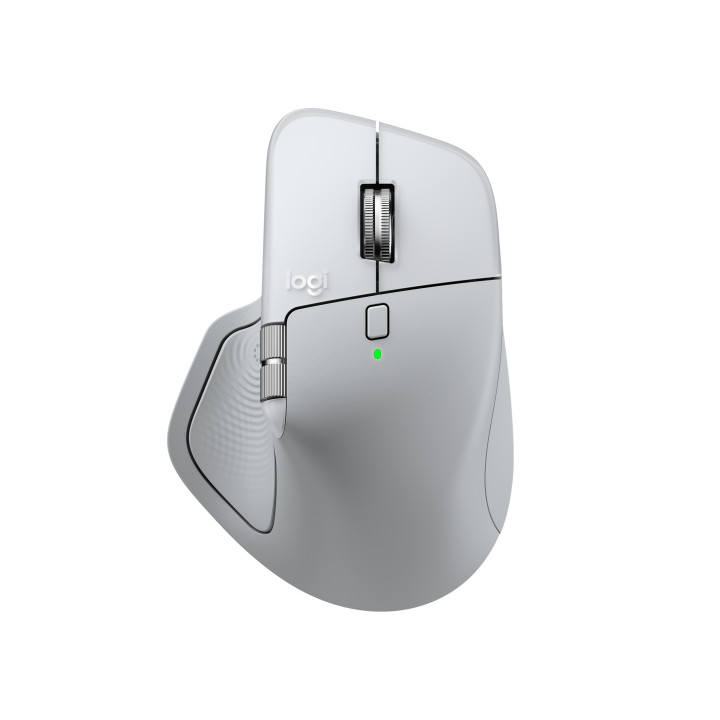 Logitech MX Master 4 for Mac — souris blanc argent — vue 1