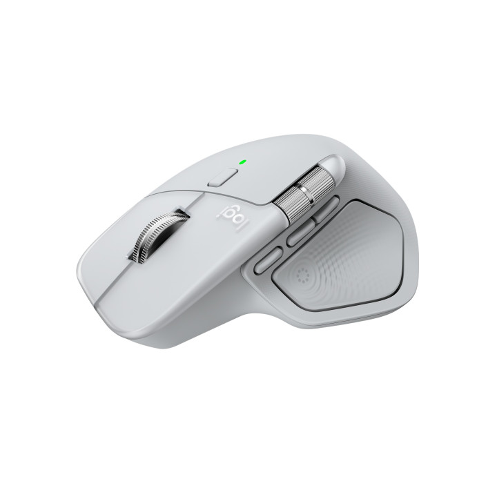 Logitech MX Master 4 for Mac — souris blanc argent — vue 2