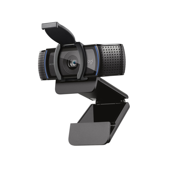 Logitech C920s Pro HD Webcam — webcam noir — vue 1