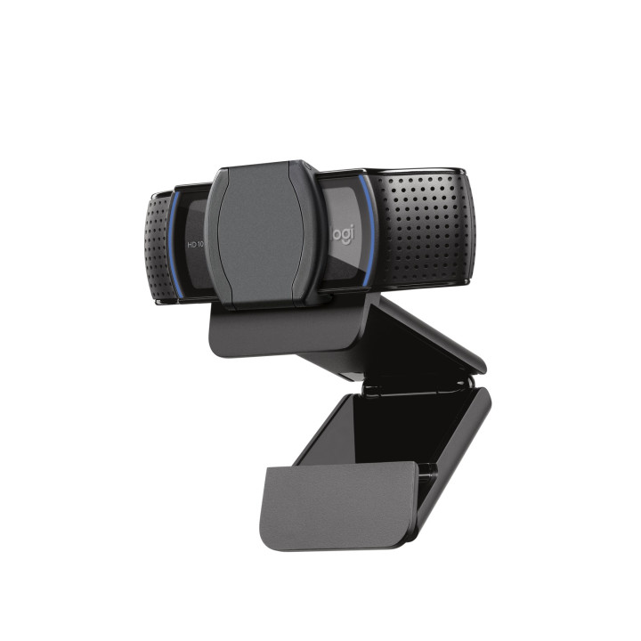 Logitech C920s Pro HD Webcam — webcam noir — vue 2