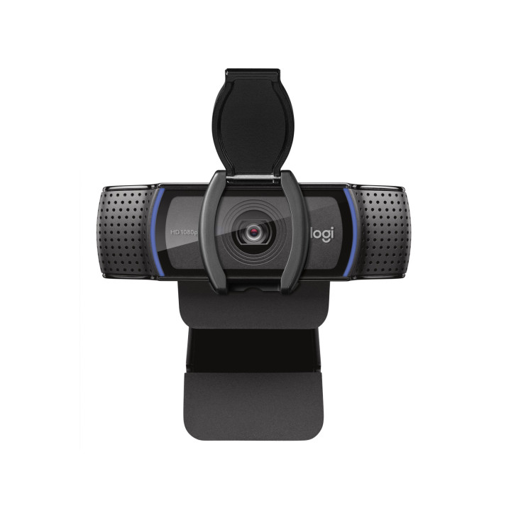 Logitech C920s Pro HD Webcam — webcam noir — vue 3