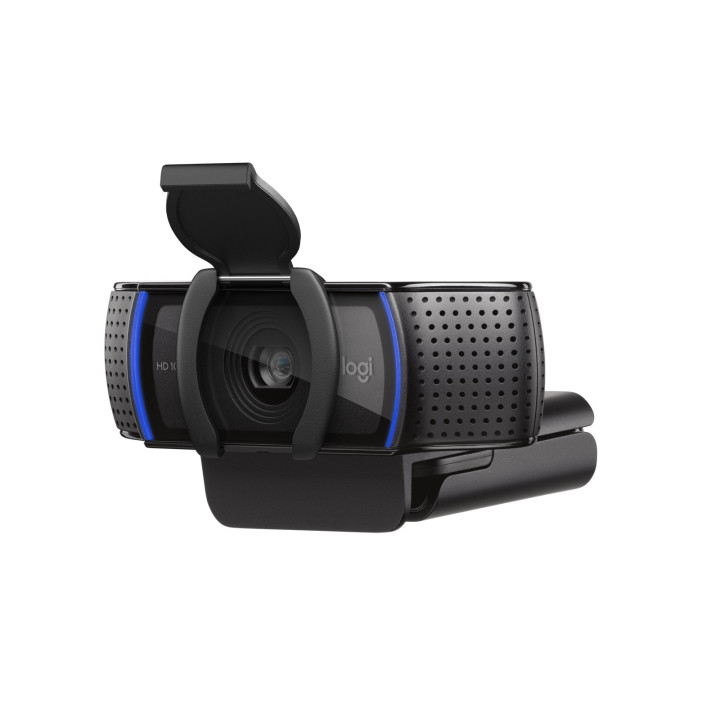 Logitech C920s Pro HD Webcam — webcam noir — vue 4