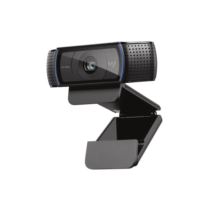 Logitech C920 HD Pro Webcam — webcam noir — vue 2