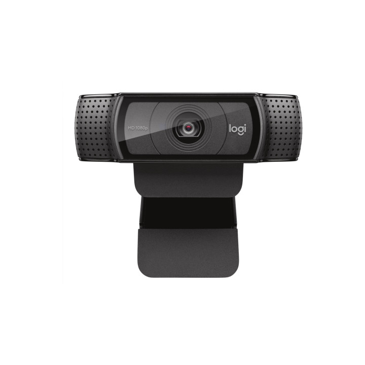 Logitech C920 HD Pro Webcam — webcam noir — vue 3