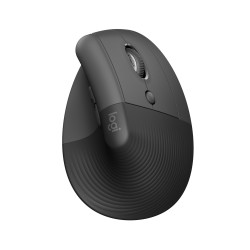 Logitech Lift for Business — souris graphite pour gaucher