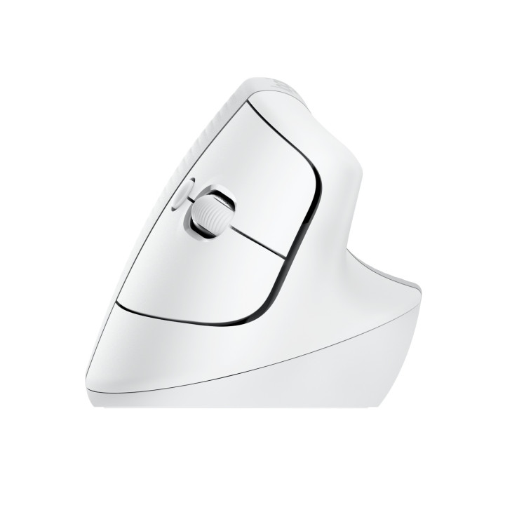 Logitech Lift for Mac — souris blanc cassé — vue 3
