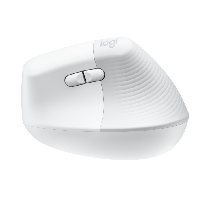 Logitech Lift for Mac — souris blanc cassé — vue 4