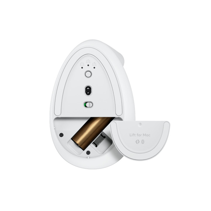 Logitech Lift for Mac — souris blanc cassé — vue 5