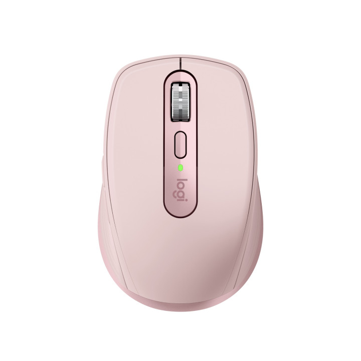 Logitech MX Anywhere 3S — souris rose — vue 1