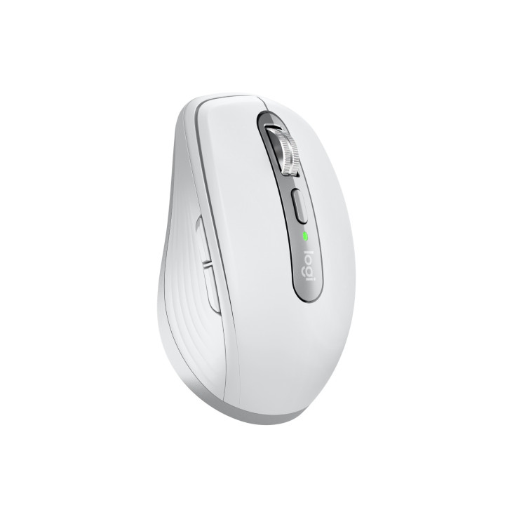 Logitech MX Anywhere 3S — souris gris pâle — vue 3