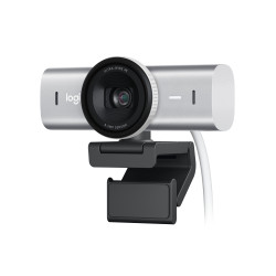 Logitech MX Brio — webcam gris pâle