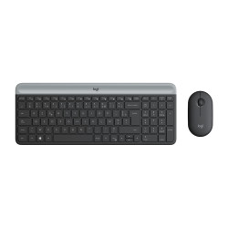 Logitech MK470 — ensemble clavier et souris graphite