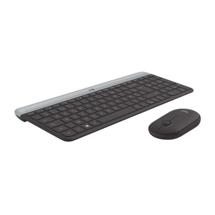 Logitech MK470 — ensemble clavier et souris graphite — vue 5