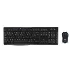 Logitech MK270 — ensemble clavier et souris noir