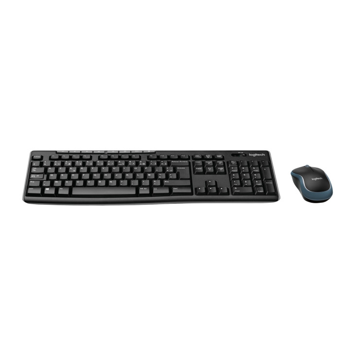 Logitech MK270 — ensemble clavier et souris noir — vue 2