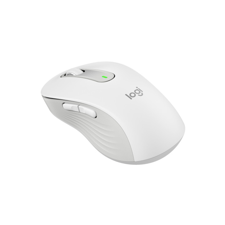 Logitech Signature M650 L — souris blanc cassé — vue 3