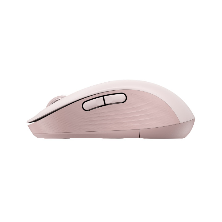 Logitech Signature M650 L — souris rose — vue 3
