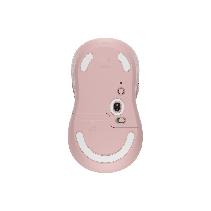 Logitech Signature M650 L — souris rose — vue 5