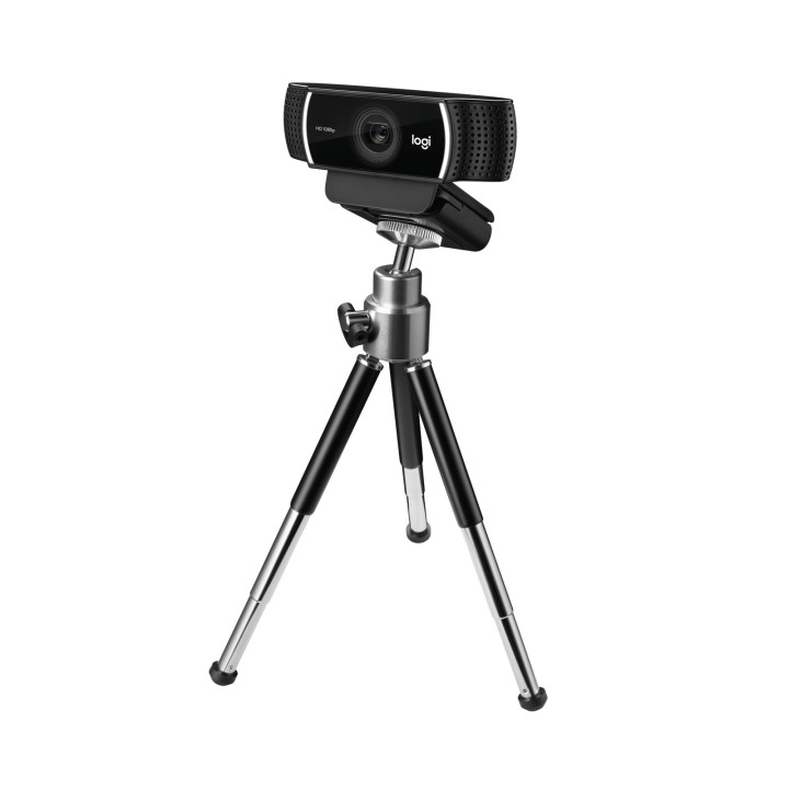 Logitech C922 Pro HD Stream Webcam — webcam noir — vue 4