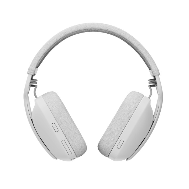 Logitech Zone Vibe 100 — casque blanc cassé — vue 4