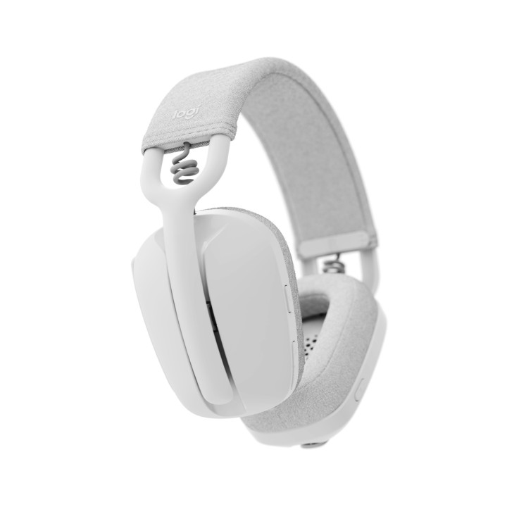 Logitech Zone Vibe 100 — casque blanc cassé — vue 5