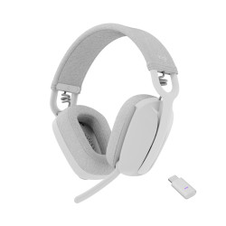 Logitech Zone Vibe Wireless — casque blanc cassé
