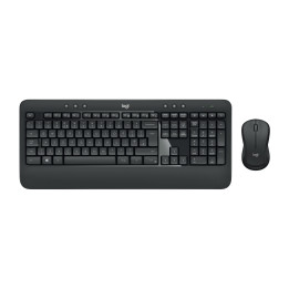 Logitech MK540 Advanced — ensemble clavier et souris noir — vue 1