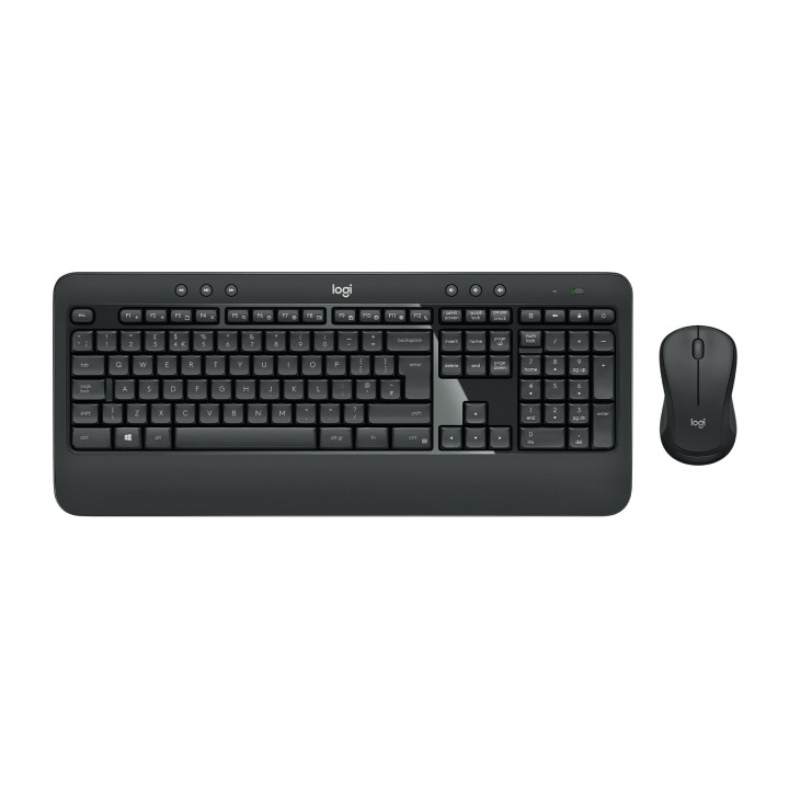 Logitech MK540 Advanced — ensemble clavier et souris noir — vue 1