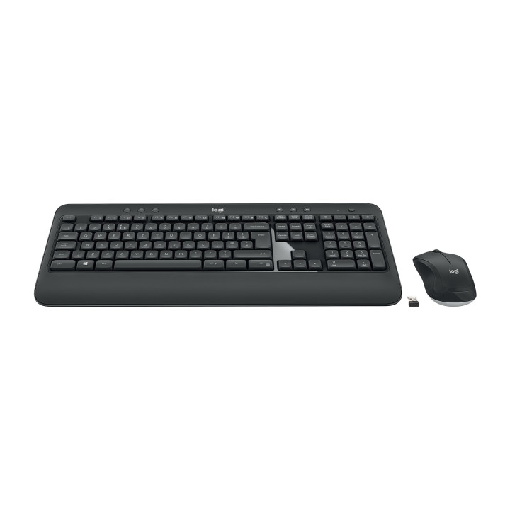 Logitech MK540 Advanced — ensemble clavier et souris noir — vue 2