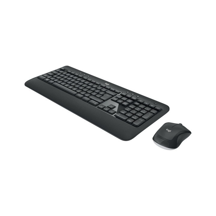 Logitech MK540 Advanced — ensemble clavier et souris noir — vue 3