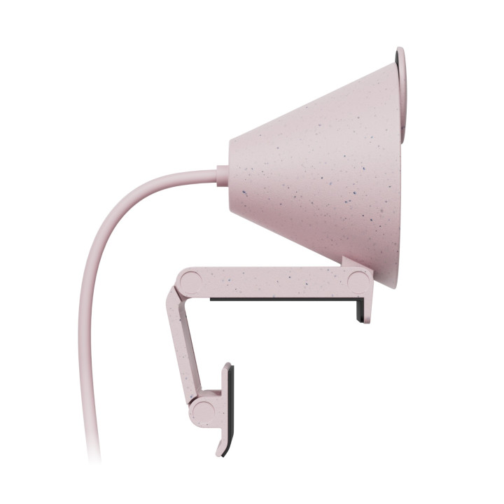Logitech Brio 300 — webcam rose — vue 5