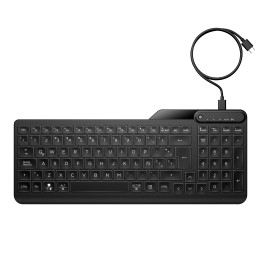 HP Clavier filaire rétroéclairé multi-appareil 405 — vue 1