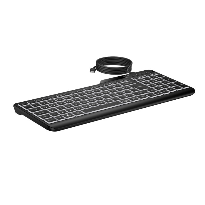 HP Clavier filaire rétroéclairé multi-appareil 405 — vue 3
