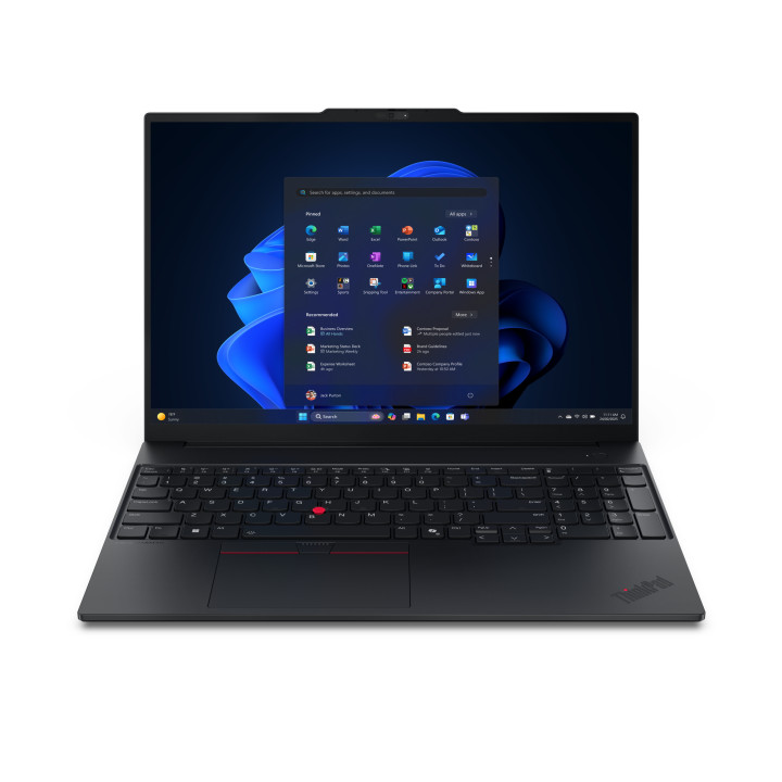 Lenovo ThinkPad E16 Gen 3 (AMD) AMD Ryzen™ 5 220 Ordinateur portable 40,6 cm (16") WUXGA 16 Go DDR5-SDRAM 512  — vue 1
