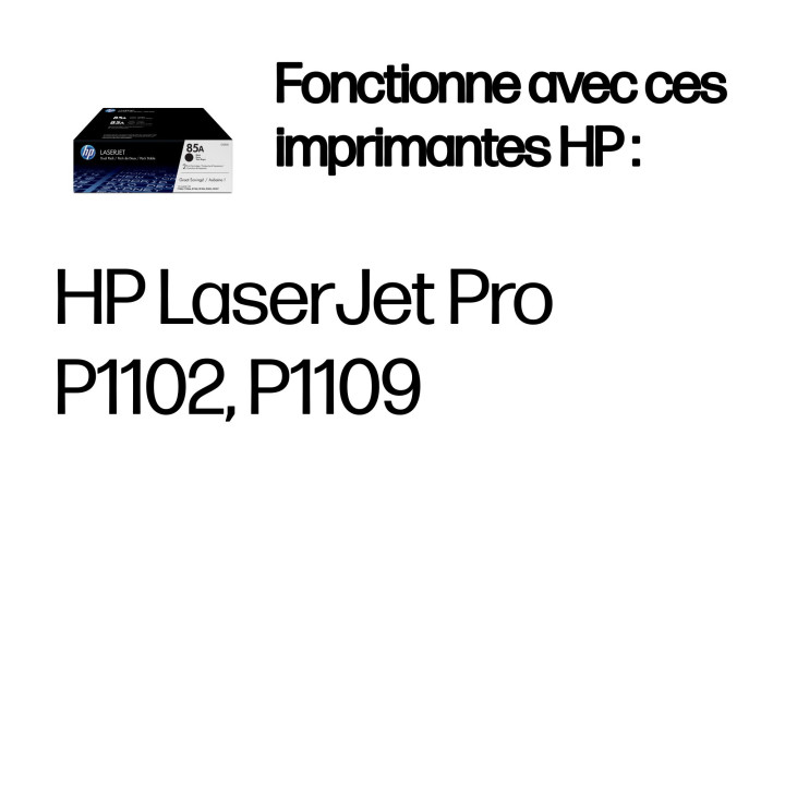 HP 85A pack de 2 toners LaserJet noir authentiques — vue 2