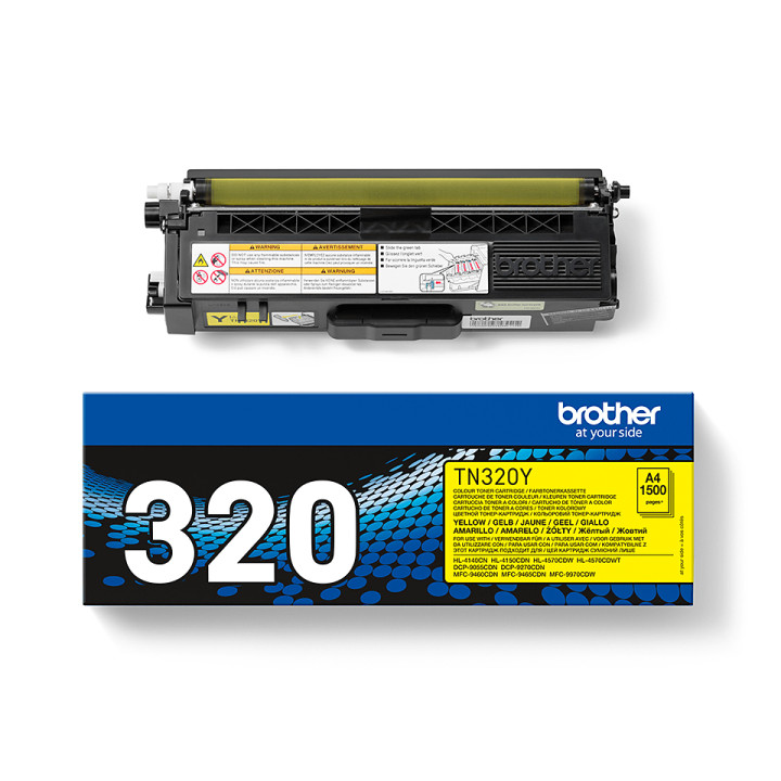 Brother TN-320Y - Cartouche de toner originale – Jaune — vue 3