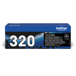 Brother TN-320BK - Cartouche de toner originale – Noir — vue 1
