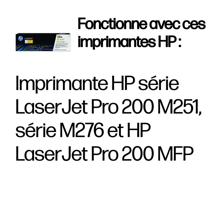 HP 131A toner LaserJet jaune authentique — vue 2