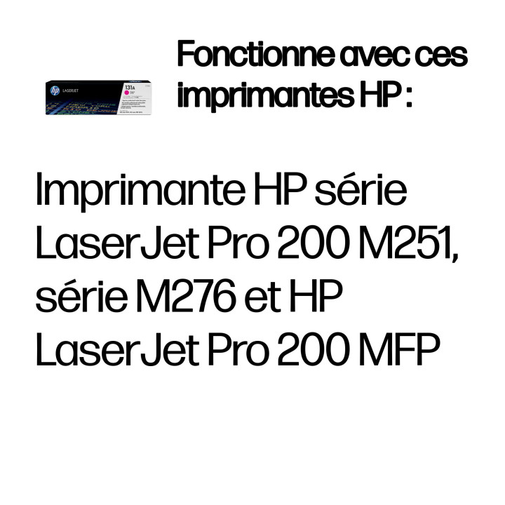 HP 131A toner LaserJet magenta authentique — vue 2