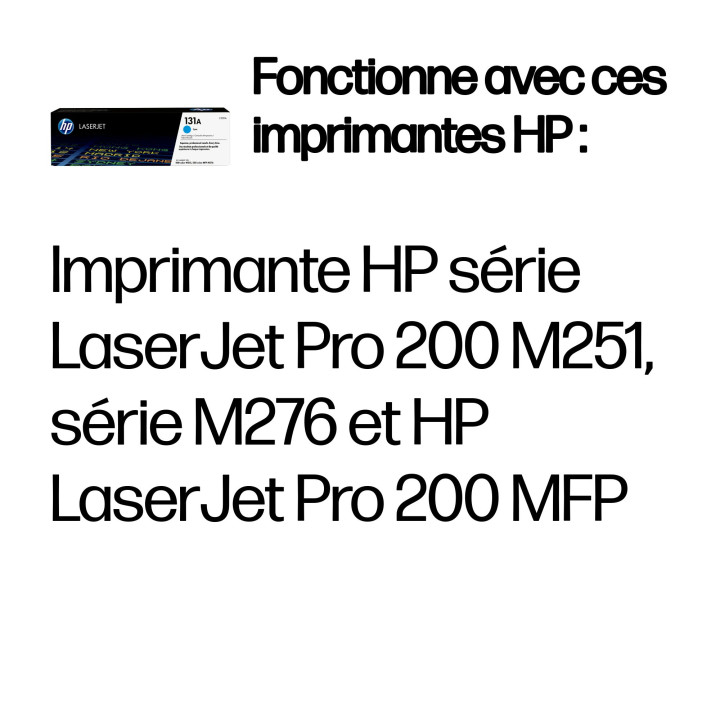 HP 131A toner LaserJet cyan authentique — vue 1