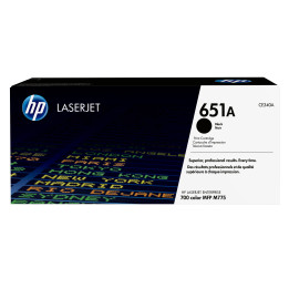 HP 651A toner LaserJet noir authentique — vue 1