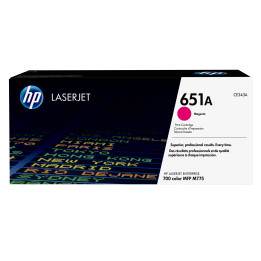HP 651A toner LaserJet magenta authentique — vue 1