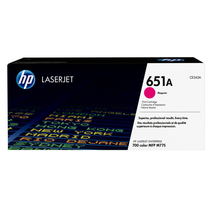 HP 651A toner LaserJet magenta authentique — vue 1