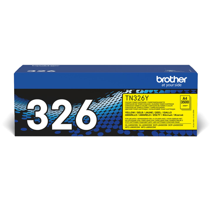 Brother TN-326Y - Cartouche de toner originale – Jaune — vue 1