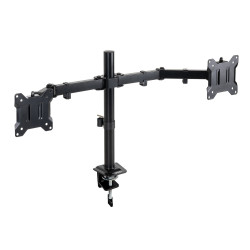 Tooq DB1802TN-B — Bras articulé double écran 17" à 27" pour bureau