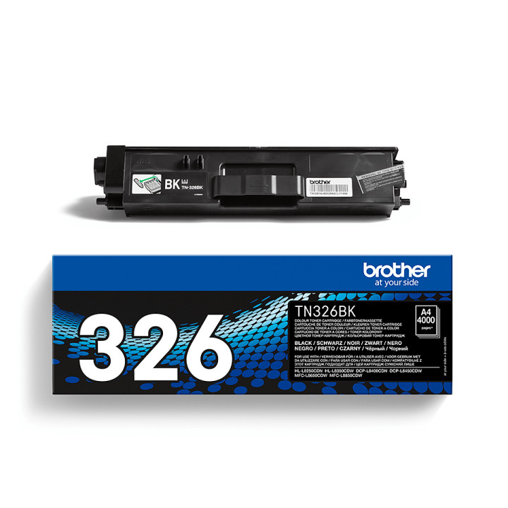 Brother TN-326BK - Cartouche de toner originale à haut rendement – Noir — vue 3