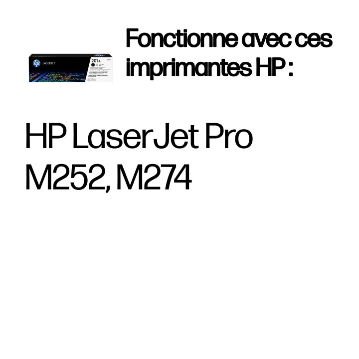 HP 201A toner LaserJet Noir authentique — vue 2